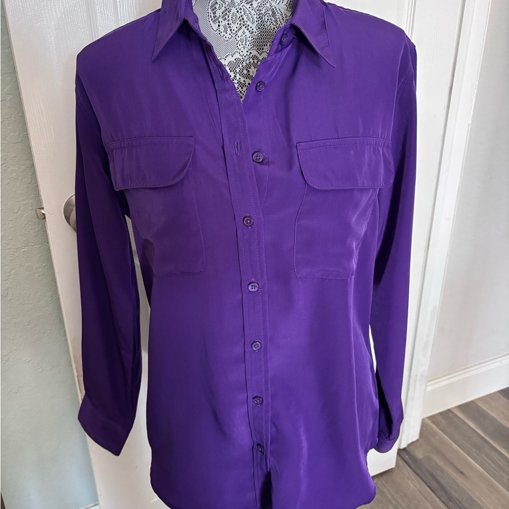 CENTRAL PARK WEST - NEW YORK WOMENS BUTTON DOWN BLOUSE SZ M - NWT